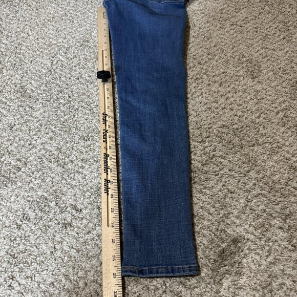 Levis 721 High Rise Skinny Jeans Womens 24 Blue Denim Stretch Water Less - Picture 12 of 13